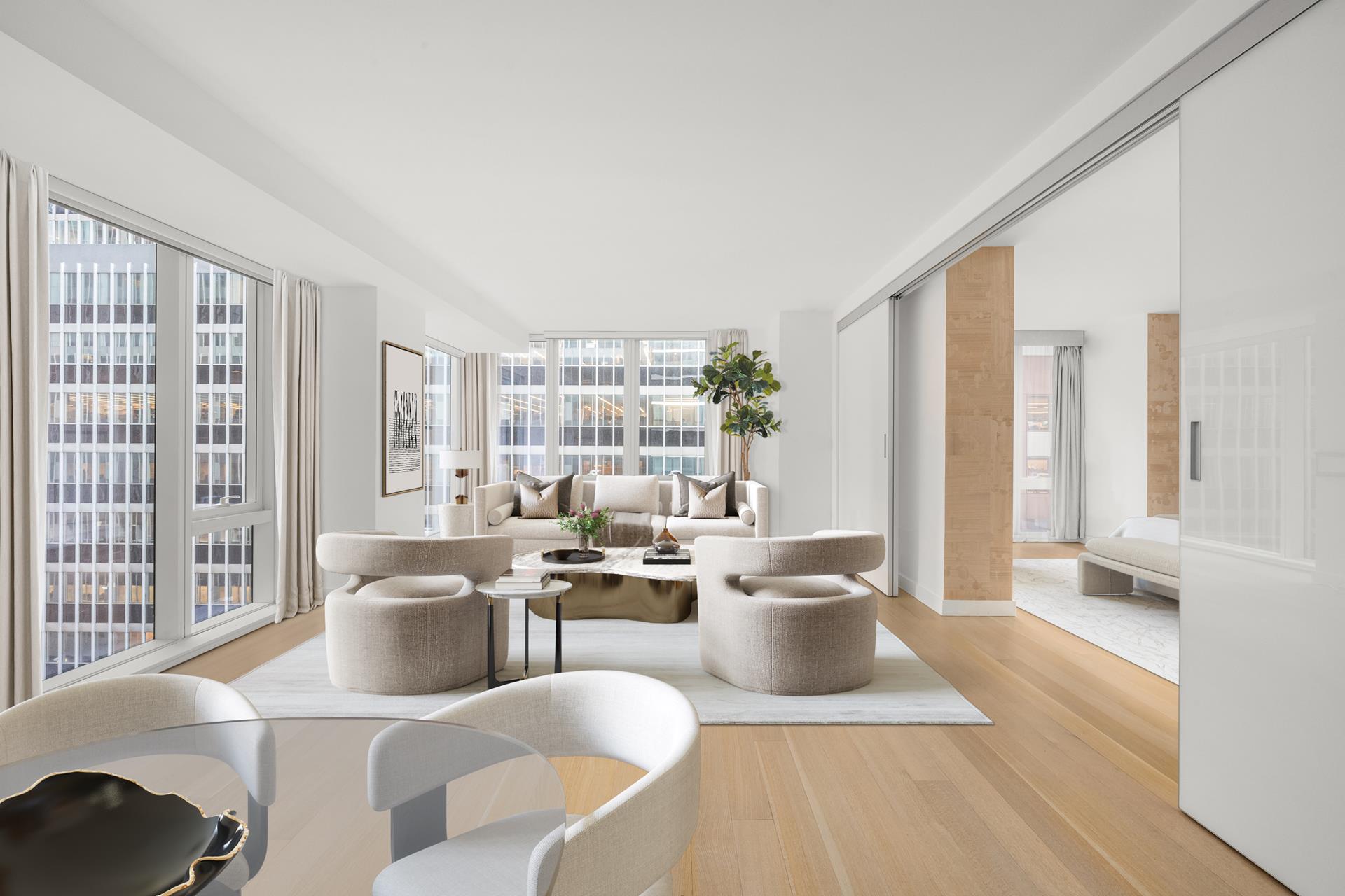 135 West 52nd Street 9E, Chelsea And Clinton, Downtown, NYC - 2 Bedrooms  
2 Bathrooms  
4 Rooms - 