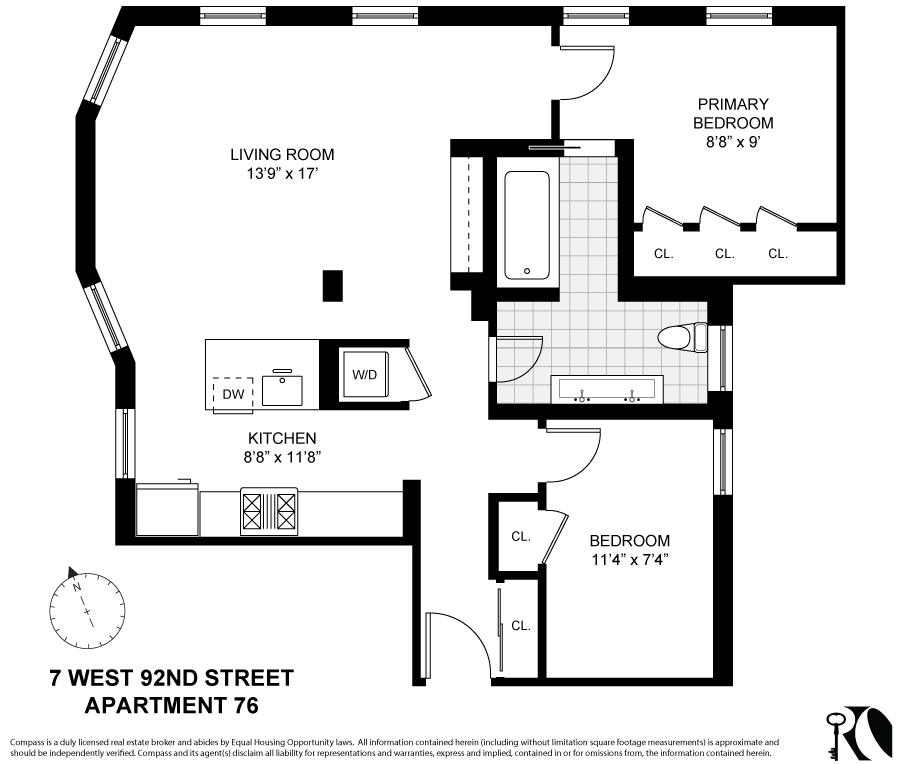 Floorplan for 7 West 92nd Street, 76