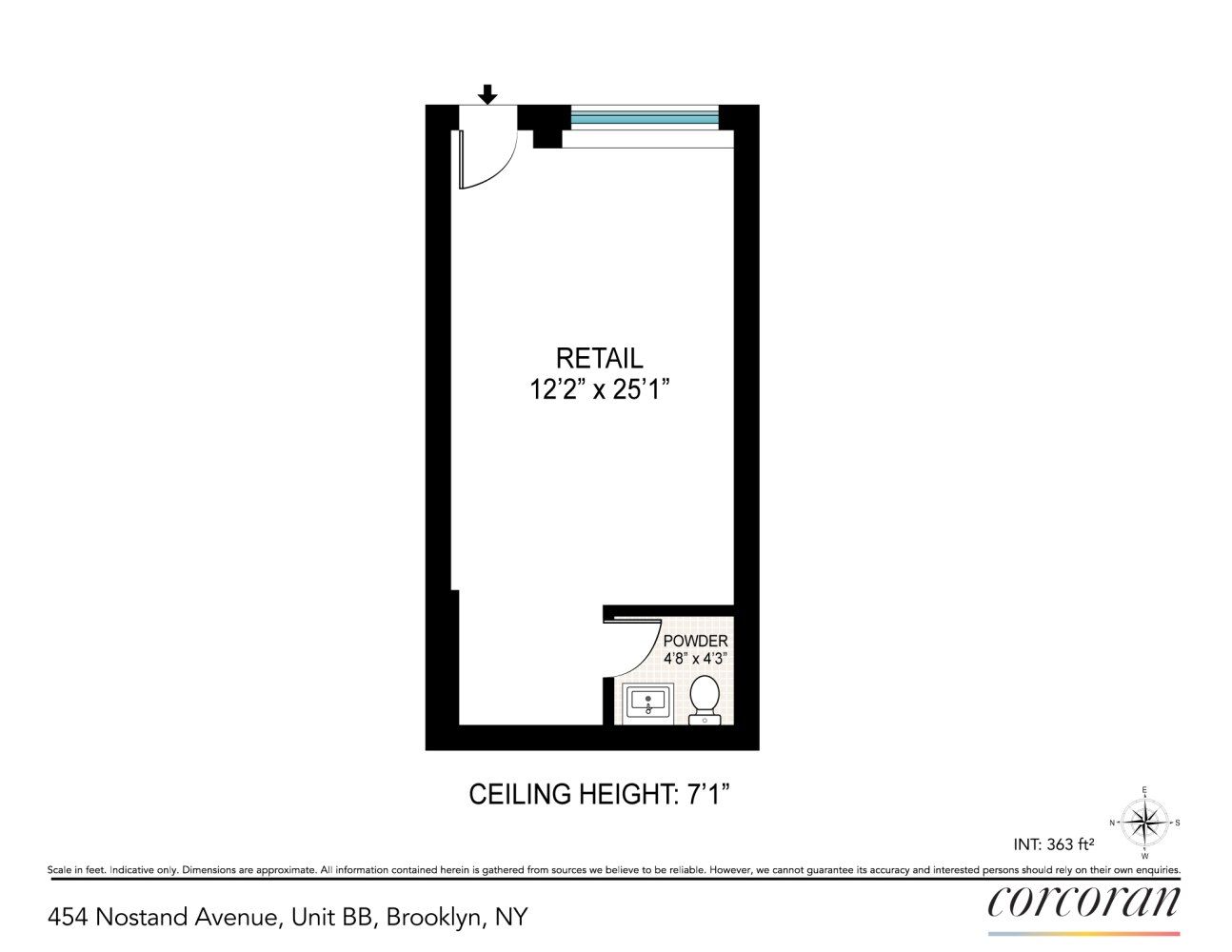 Floorplan for 454 Nostrand Avenue, BB