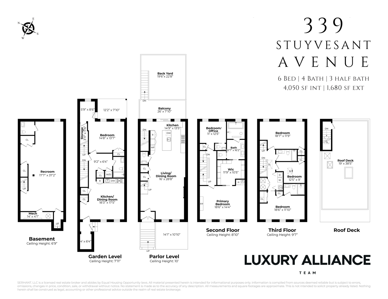 Floorplan for 339 Stuyvesant Avenue