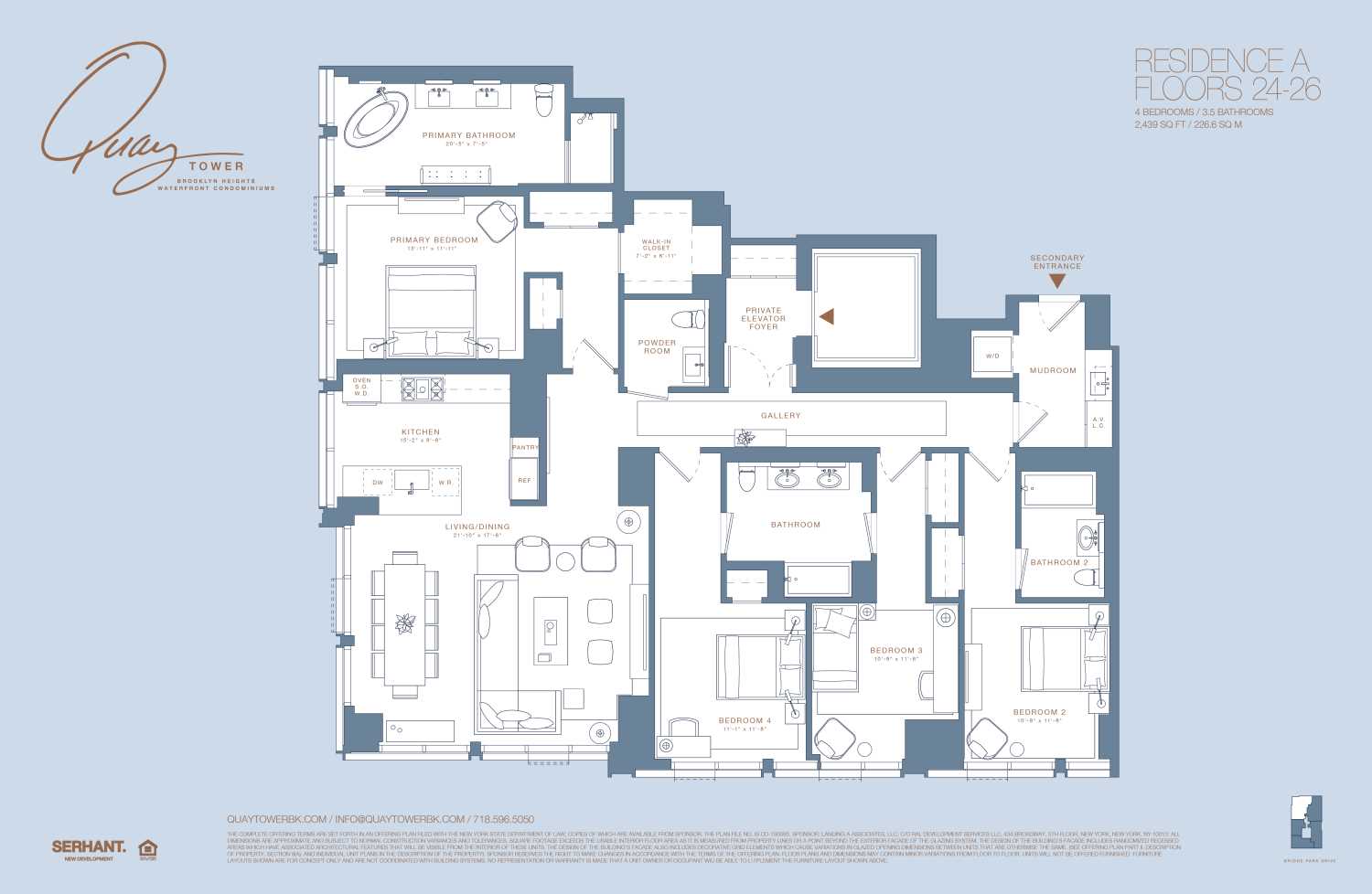 Floorplan for 50 Bridge Park Drive, 24A