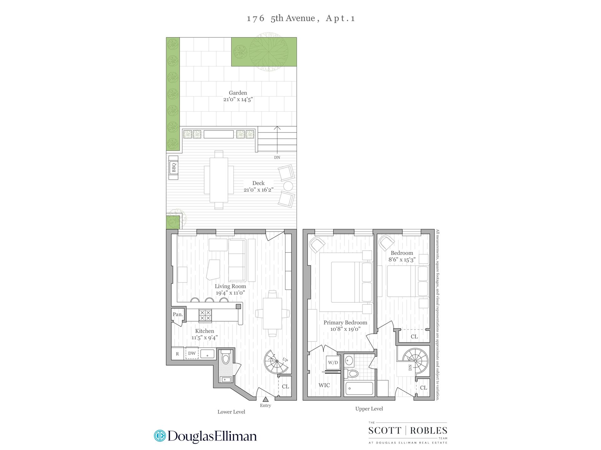 Floorplan for 176 5th Avenue, 1