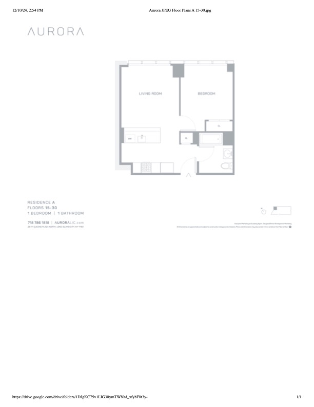 Floorplan for 29-11 Queens Plaza Nor, 15W