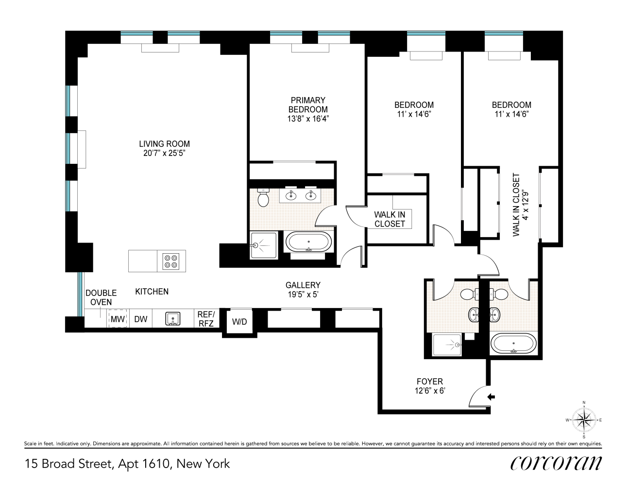 Floorplan for 15 Broad Street, 1610