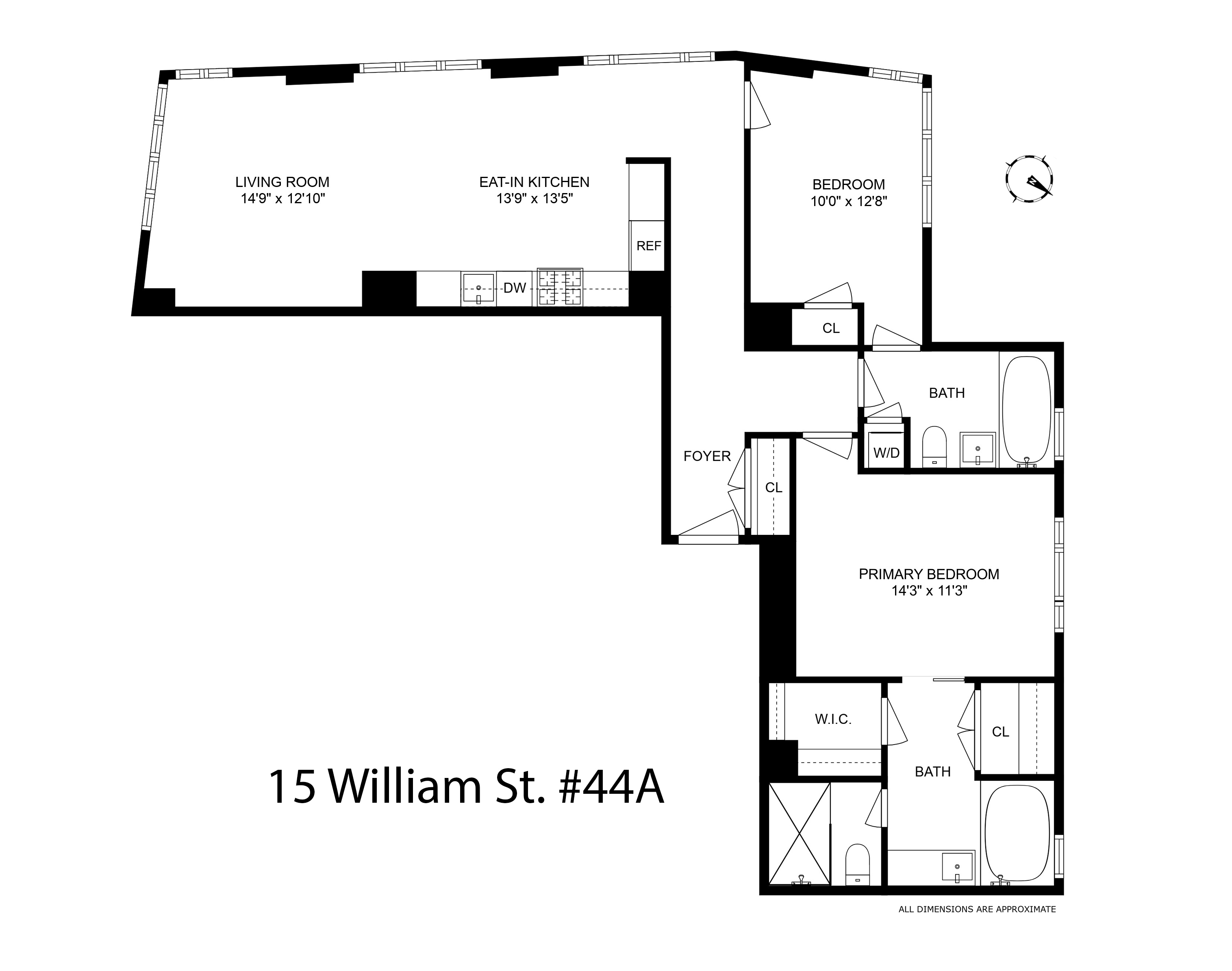 Floorplan for 15 William Street, 44A