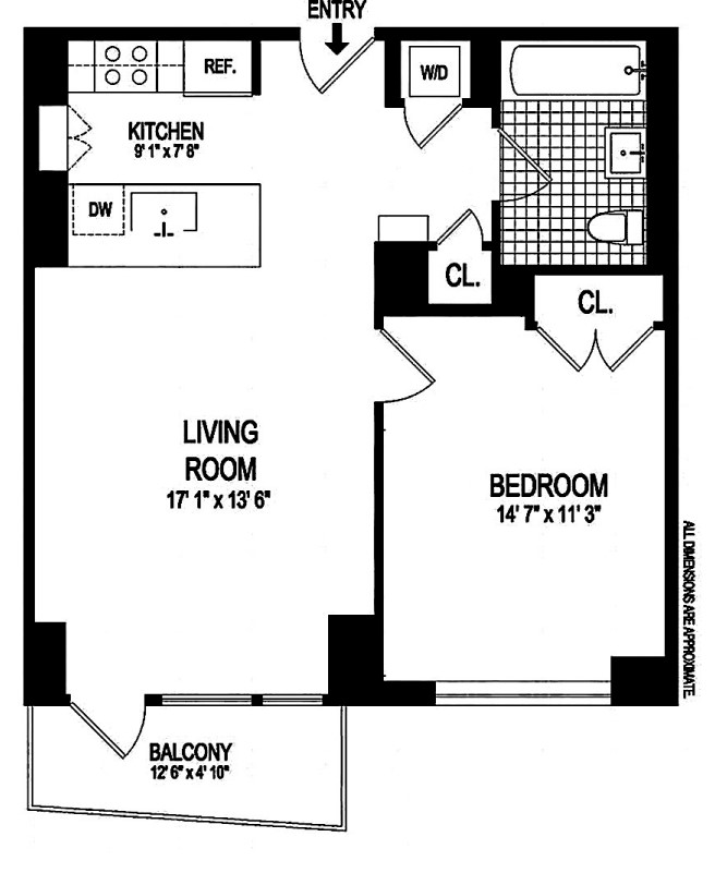 Floorplan for 22 North 6th Street, PH3A