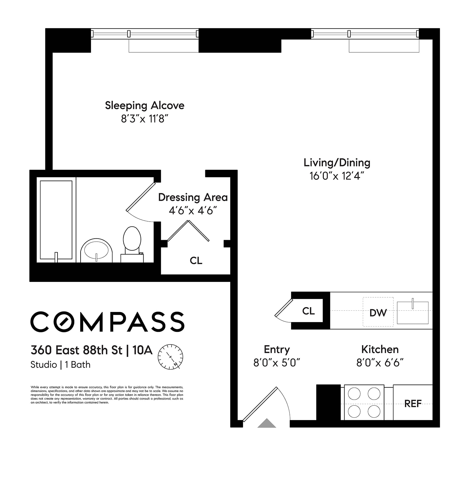 Floorplan for 360 East 88th Street, 10A