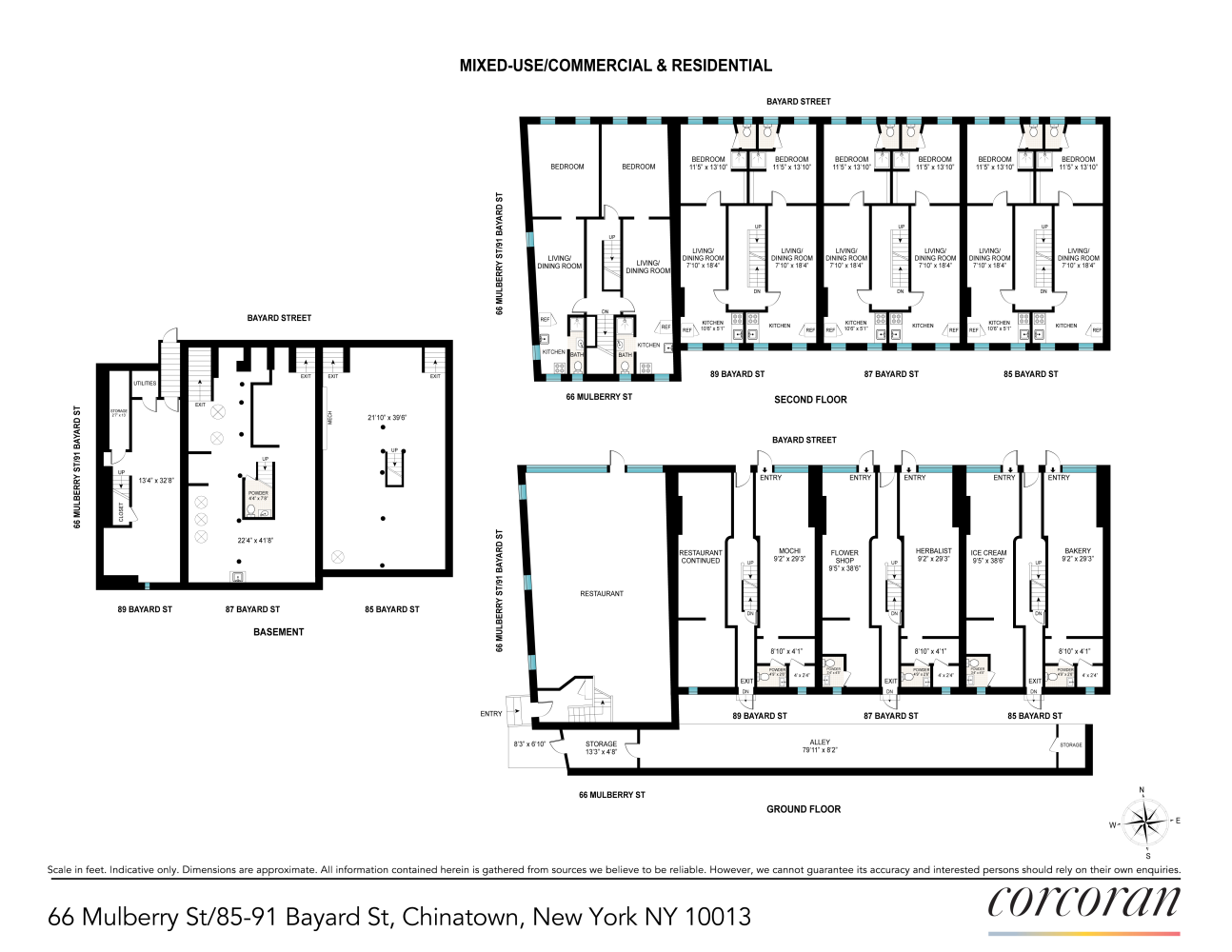 Floorplan for 66 Mulberry Street