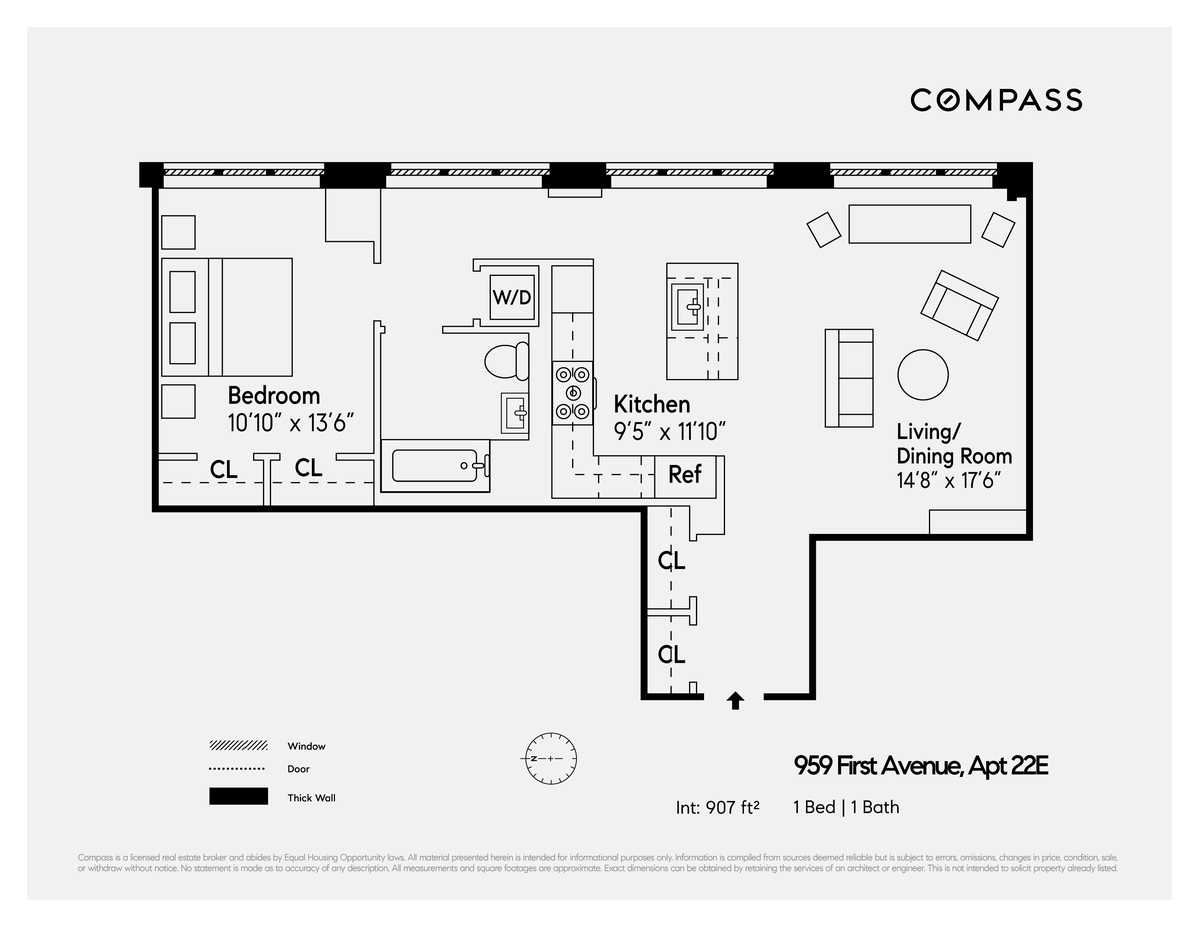 Floorplan for 959 1st Avenue, 22E