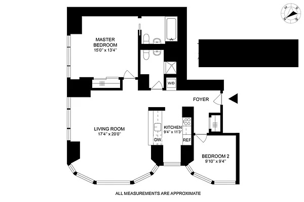 Floorplan for 50 United Nations Plaza, 6C