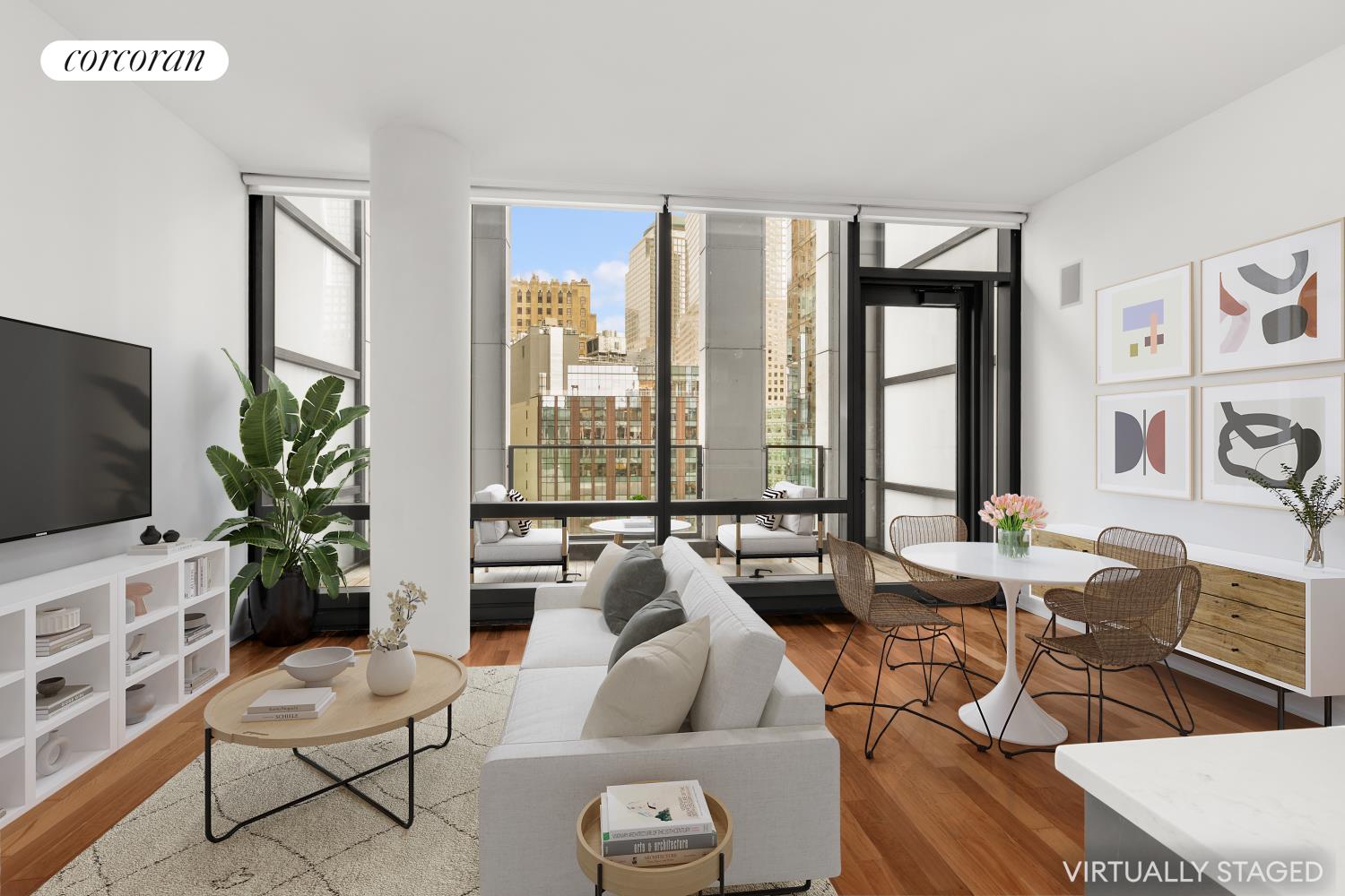 99 Warren Street 9F, Tribeca, Downtown, NYC - 1 Bedrooms  
1.5 Bathrooms  
3 Rooms - 