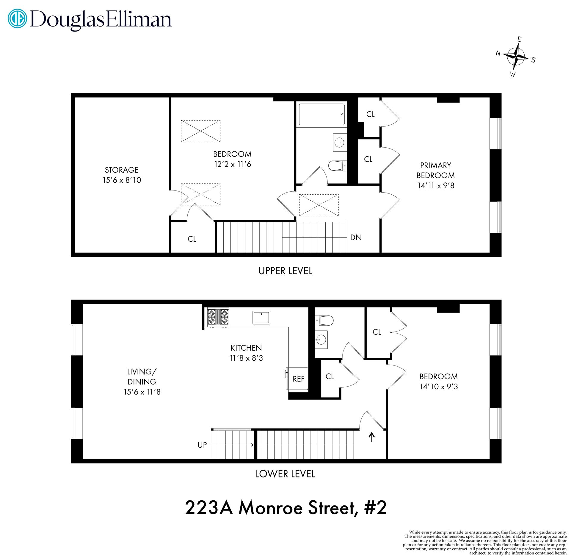 Floorplan for 223 Monroe Street, 2