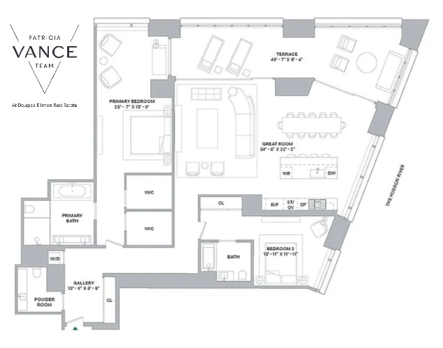 Floorplan for 500 West 18th Street, 5C