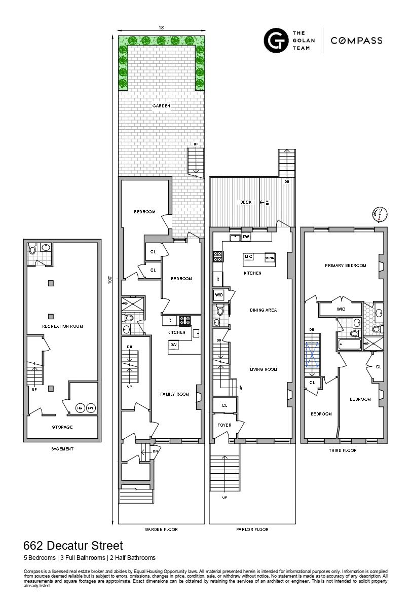 Floorplan for 662 Decatur Street