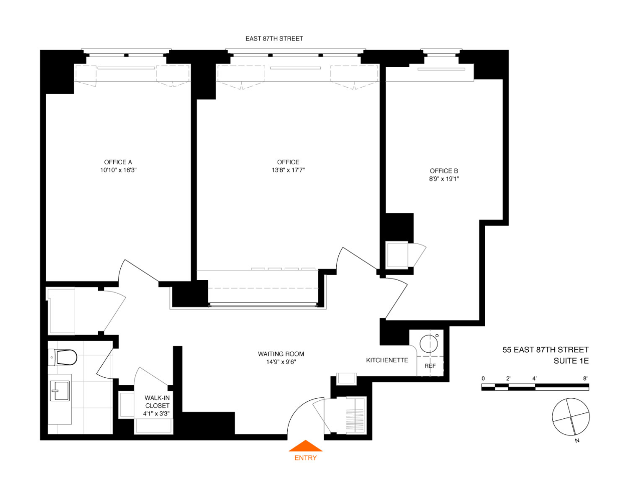 Floorplan for 55 East 87th Street, MEDICAL