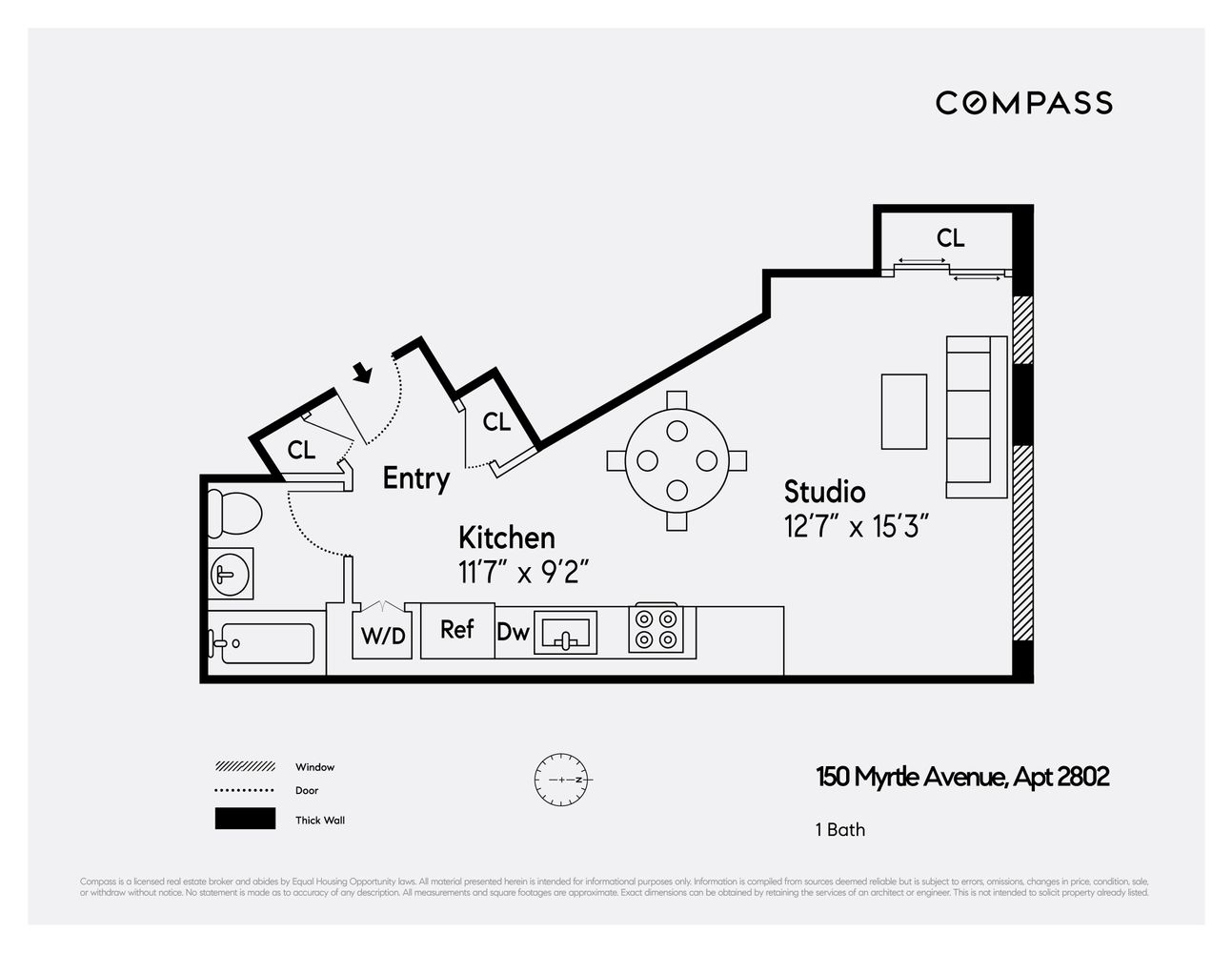 Floorplan for 150 Myrtle Avenue, 2802