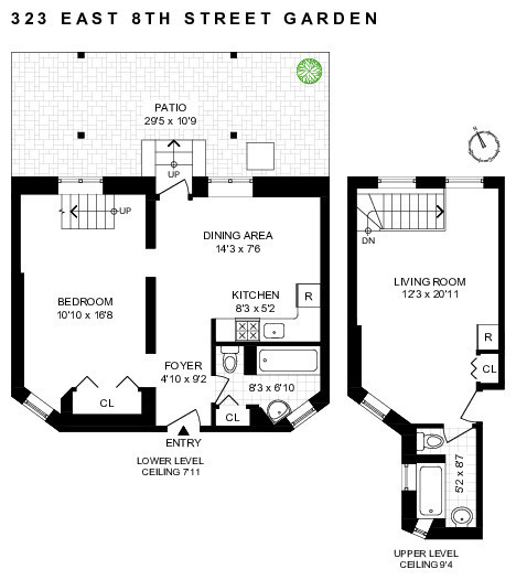 Floorplan for 323 East 8th Street, 1GC