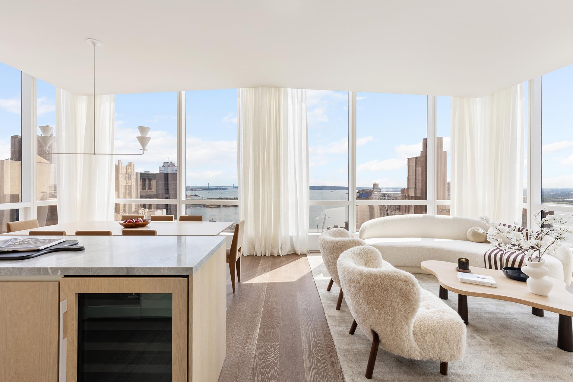 77 Greenwich Street 37-A, Financial District, Downtown, NYC - 4 Bedrooms  
3.5 Bathrooms  
7 Rooms - 