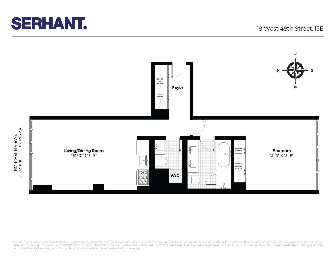 Floorplan for 18 West 48th Street, 15E