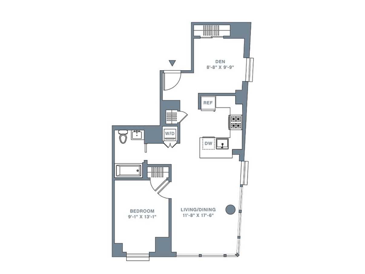 Floorplan for 19 Dutch Street, 56-G