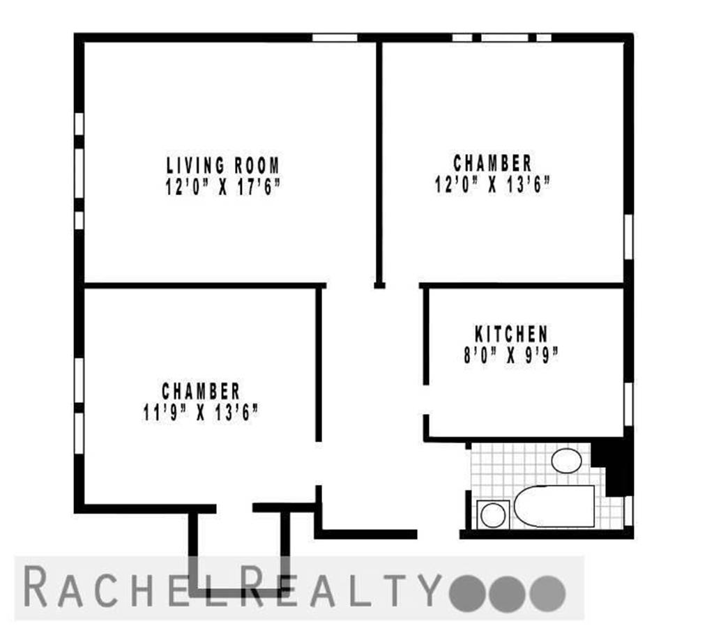 Floorplan for 251 Central Park, 6-F