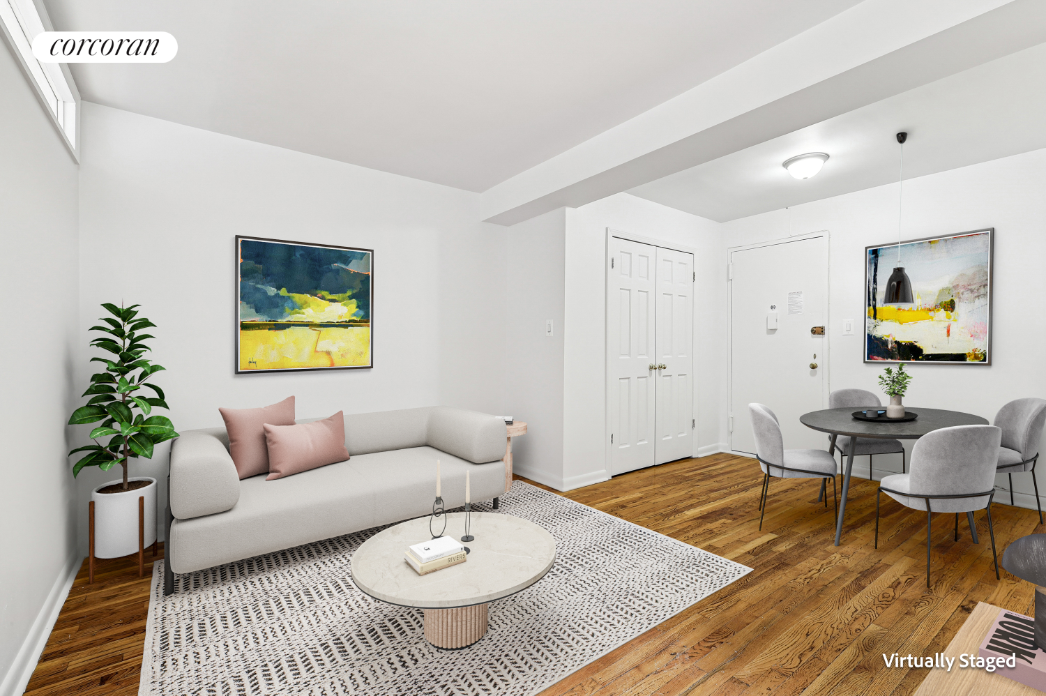 401 West 56th Street 5F, Hells Kitchen, Midtown West, NYC - 2 Bedrooms  
1 Bathrooms  
4 Rooms - 