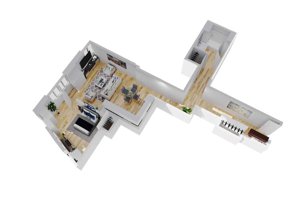 Floorplan for 116 John Street, 1711