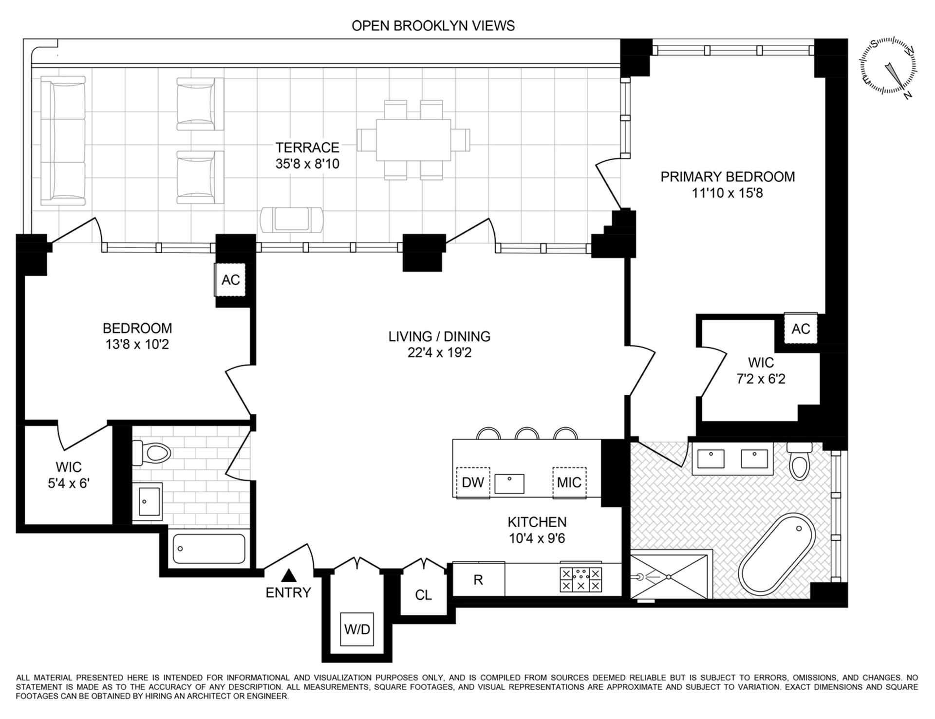 Floorplan for 180 Front Street, PH20E