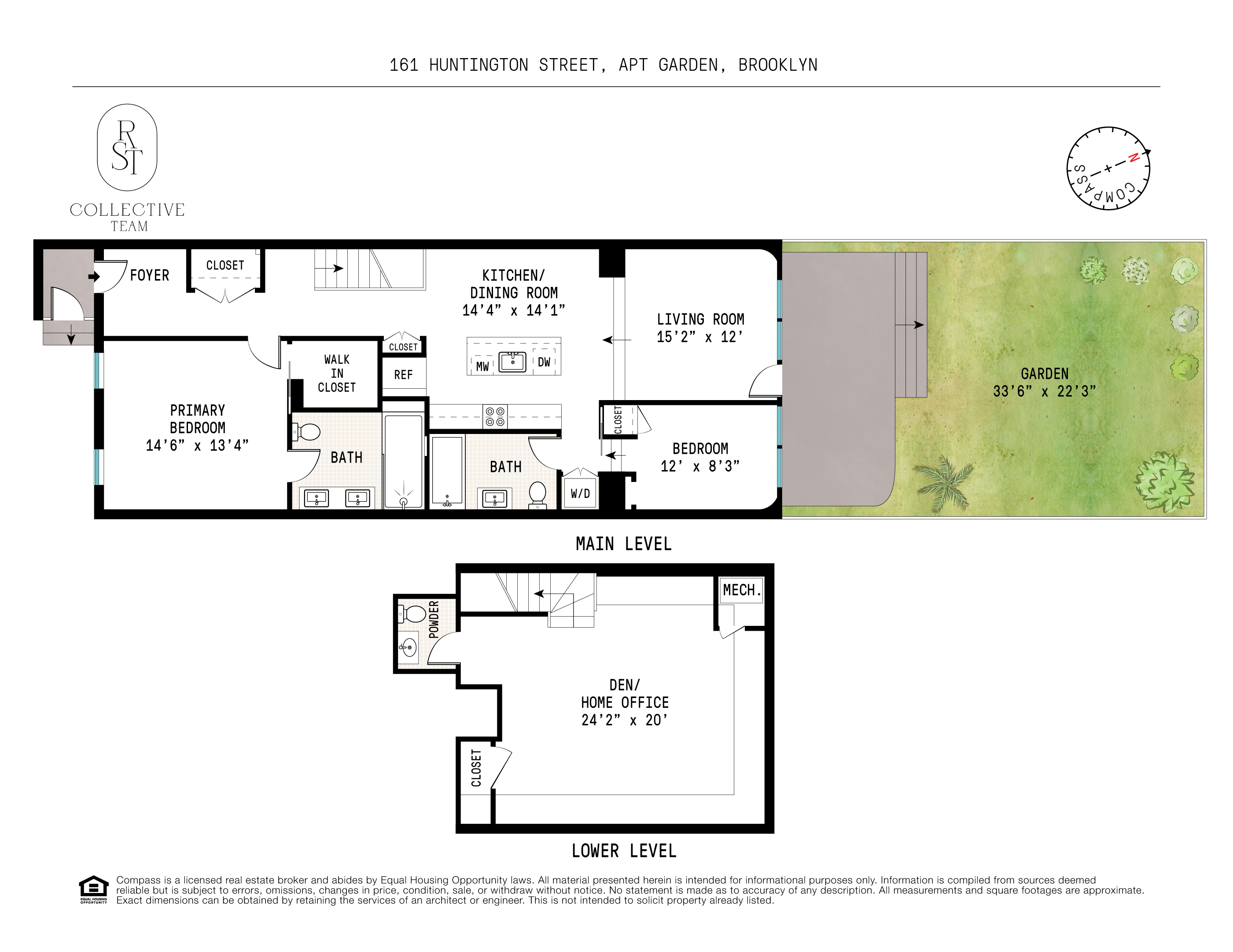 Floorplan for 161 Huntington Street, GARDEN