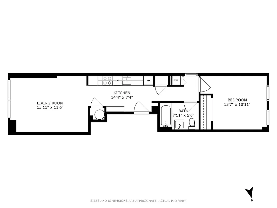 Floorplan for 95 Grattan Street, PH1