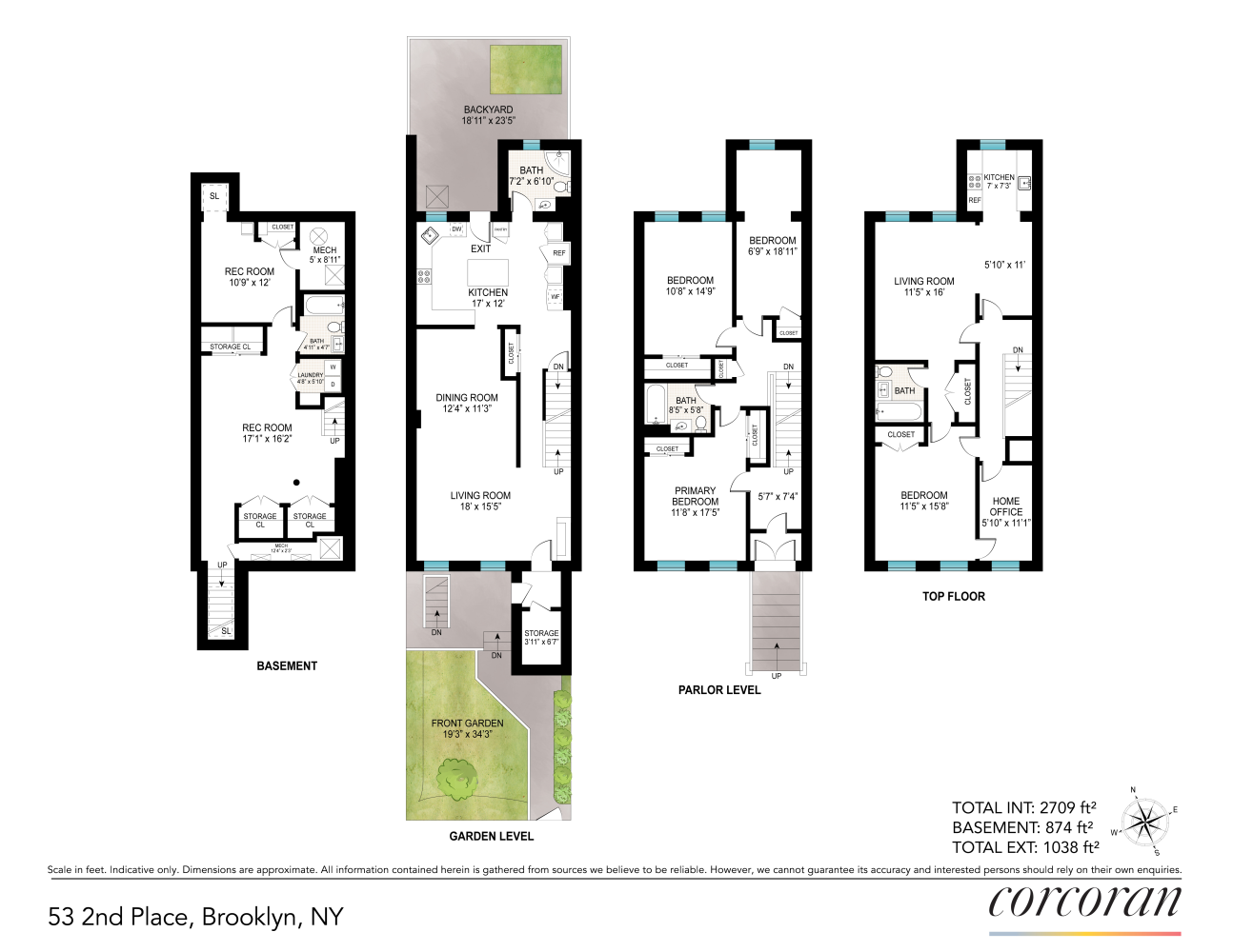 Floorplan for 53 2nd Place