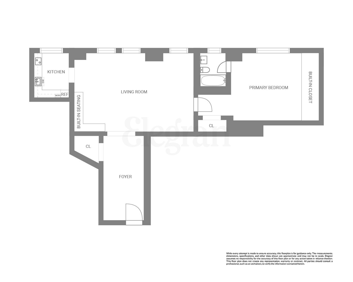 Floorplan for 160 Central Park, 2811