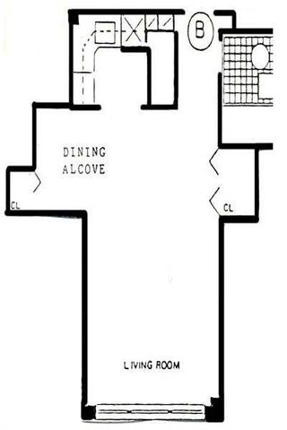 Floorplan for 210 East 63rd Street, 5B