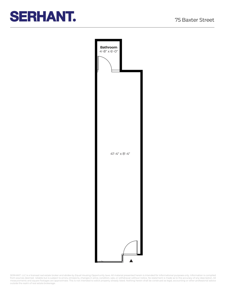 Floorplan for 75 Baxter Street, A