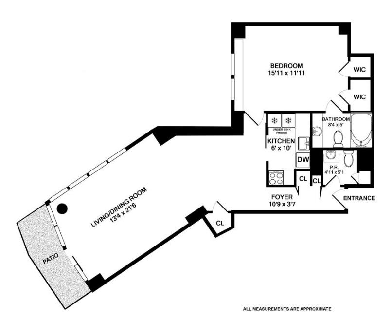 Floorplan for 200 East 61st Street, 35-E