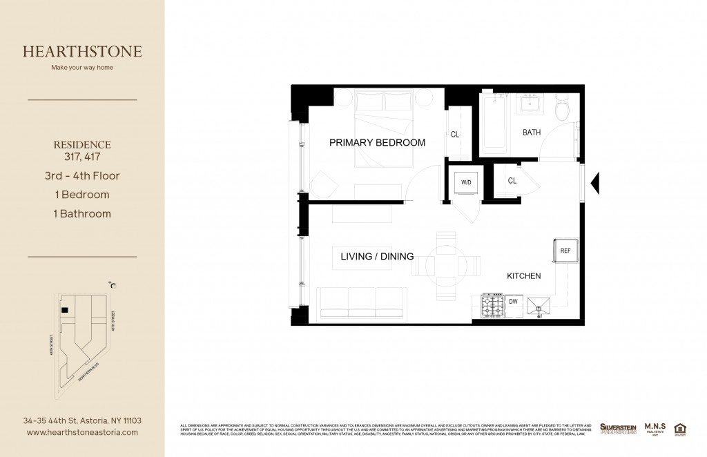 Floorplan for 34-35 44th Street, 417