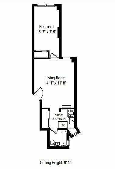 Floorplan for 521 East 81st Street, 3D