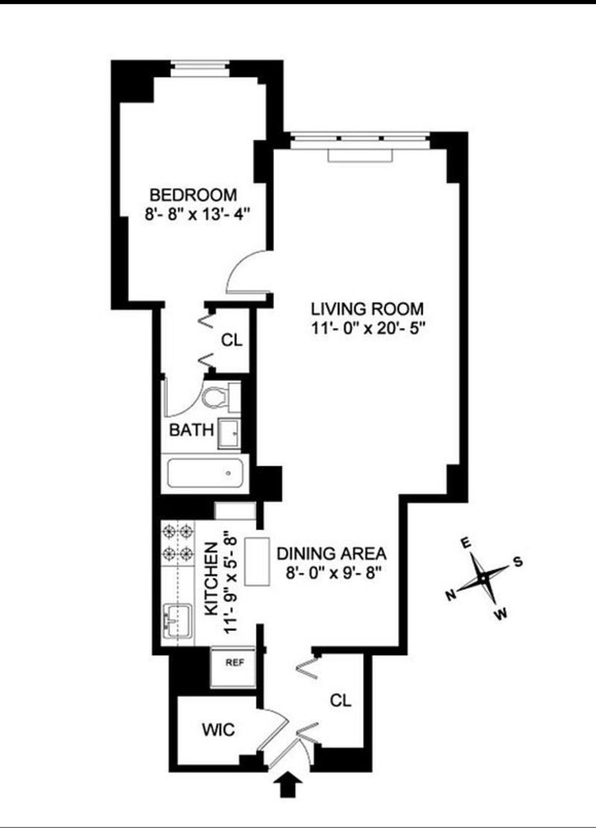 Floorplan for 201 East 21st Street, 5J