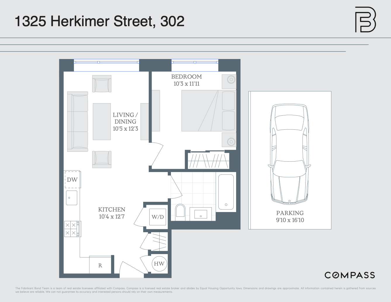 Floorplan for 1325 Herkimer Street, 302