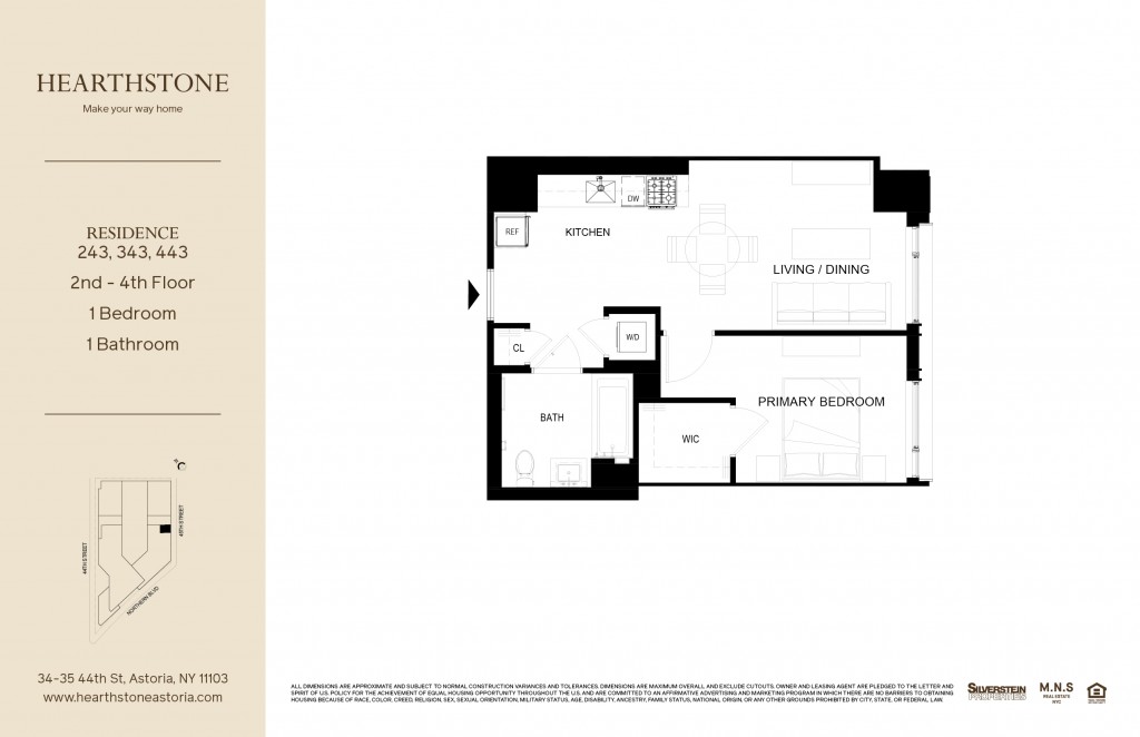 Floorplan for 34-35 44th Street, 343