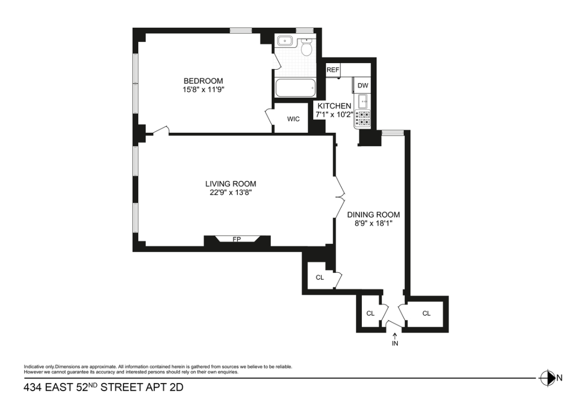 Floorplan for 50 Sutton Place, 2D