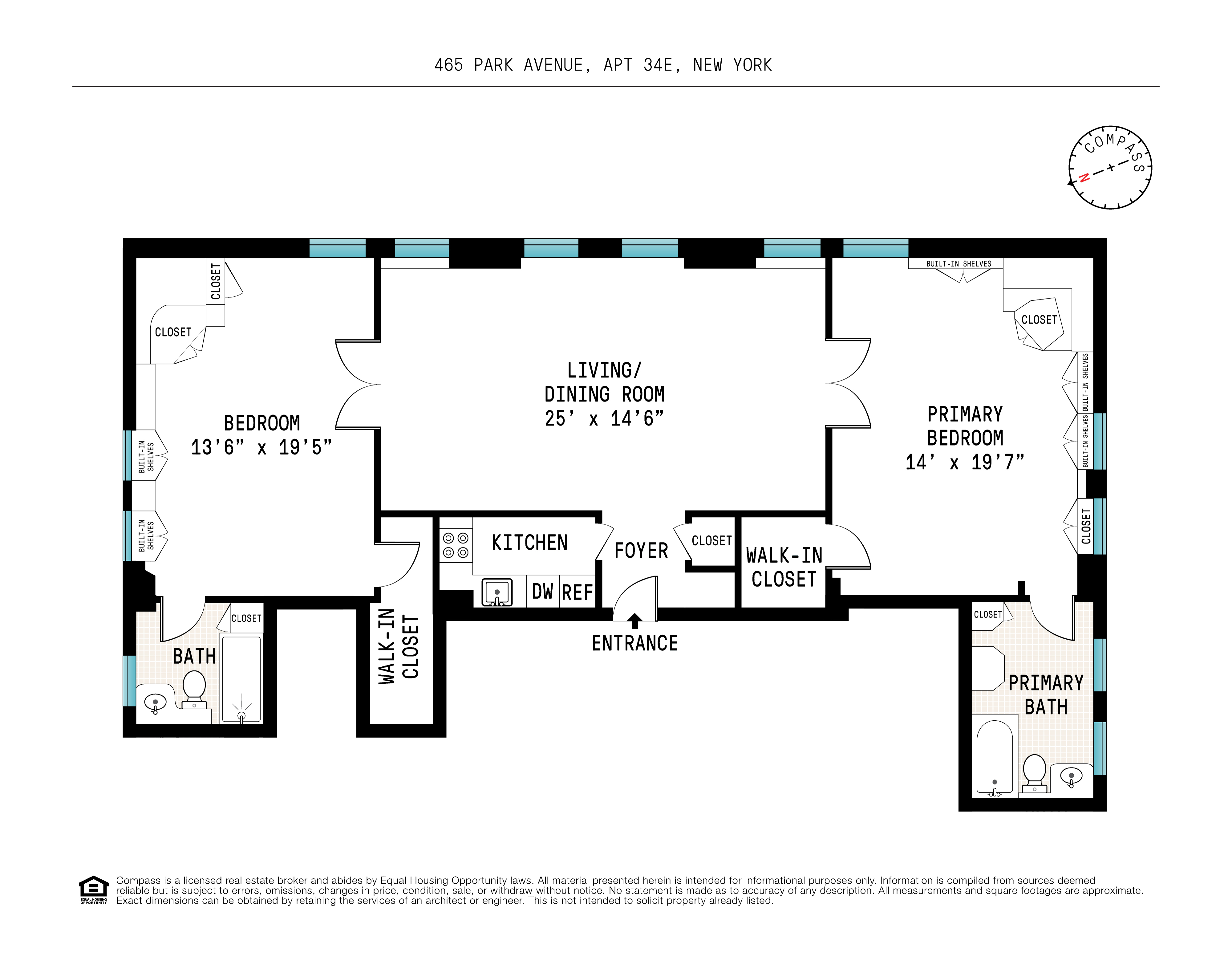 Floorplan for 465 Park Avenue, 34E