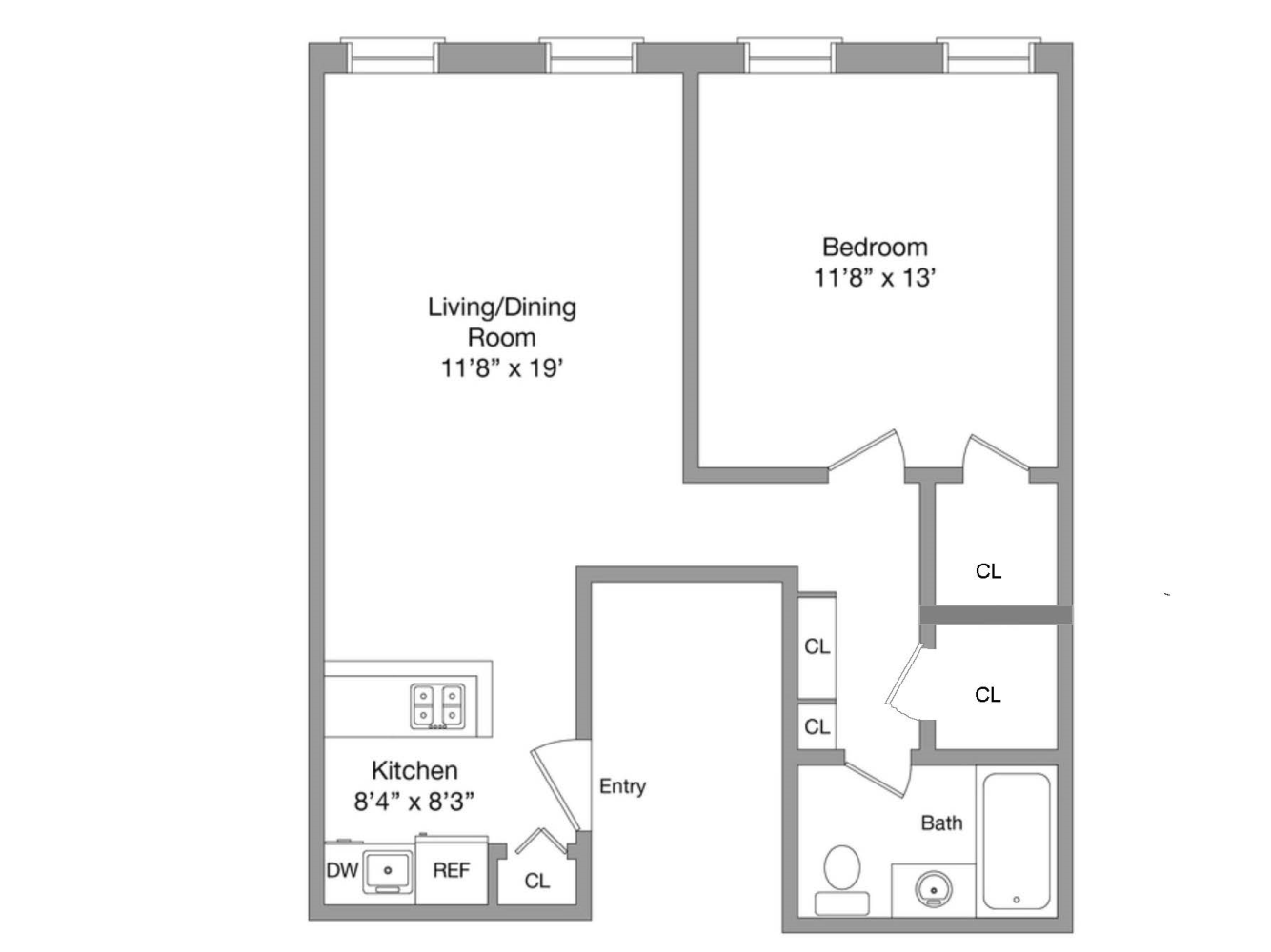 Floorplan for 415 East 82nd Street, 3C