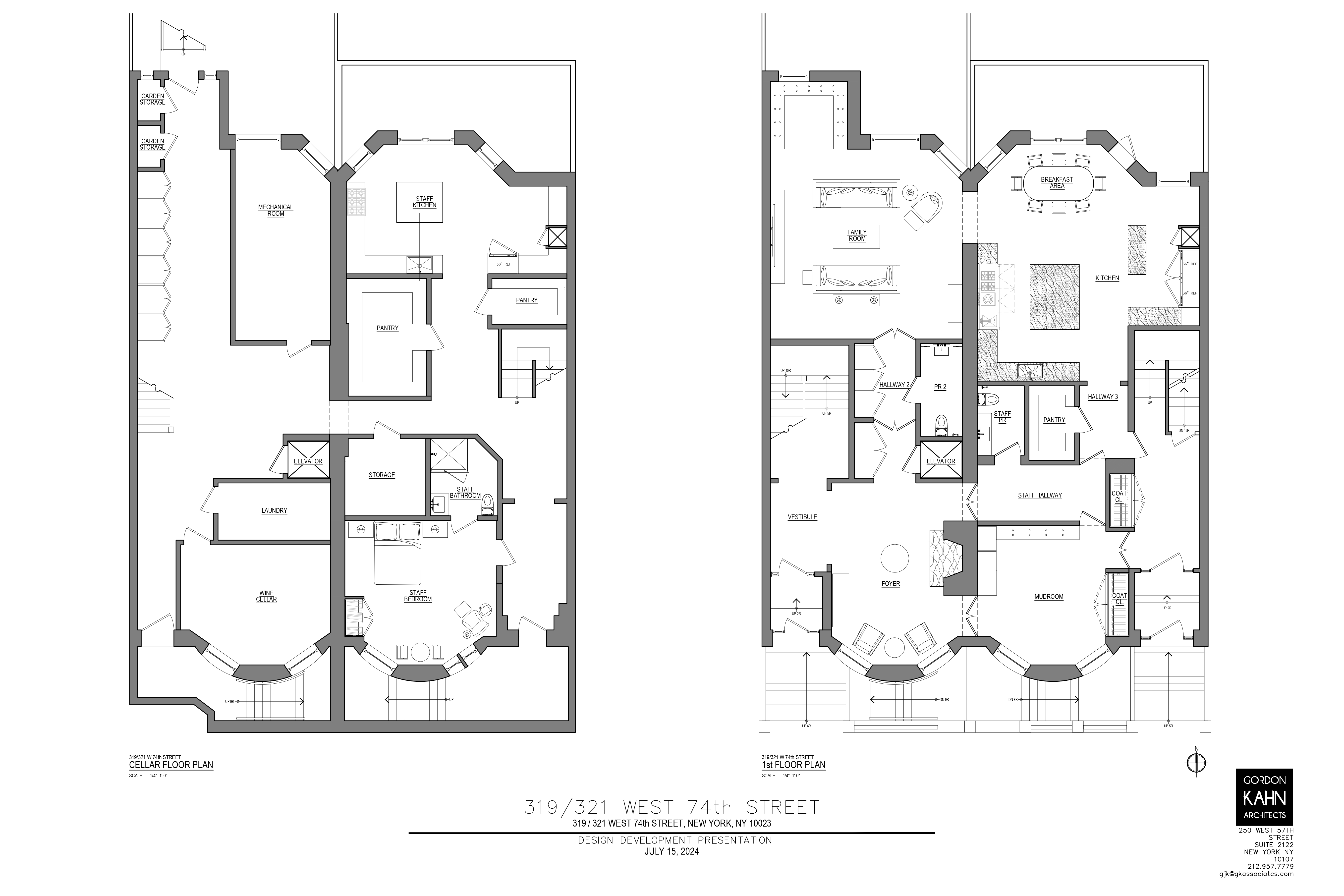 Floorplan for West 74th Street