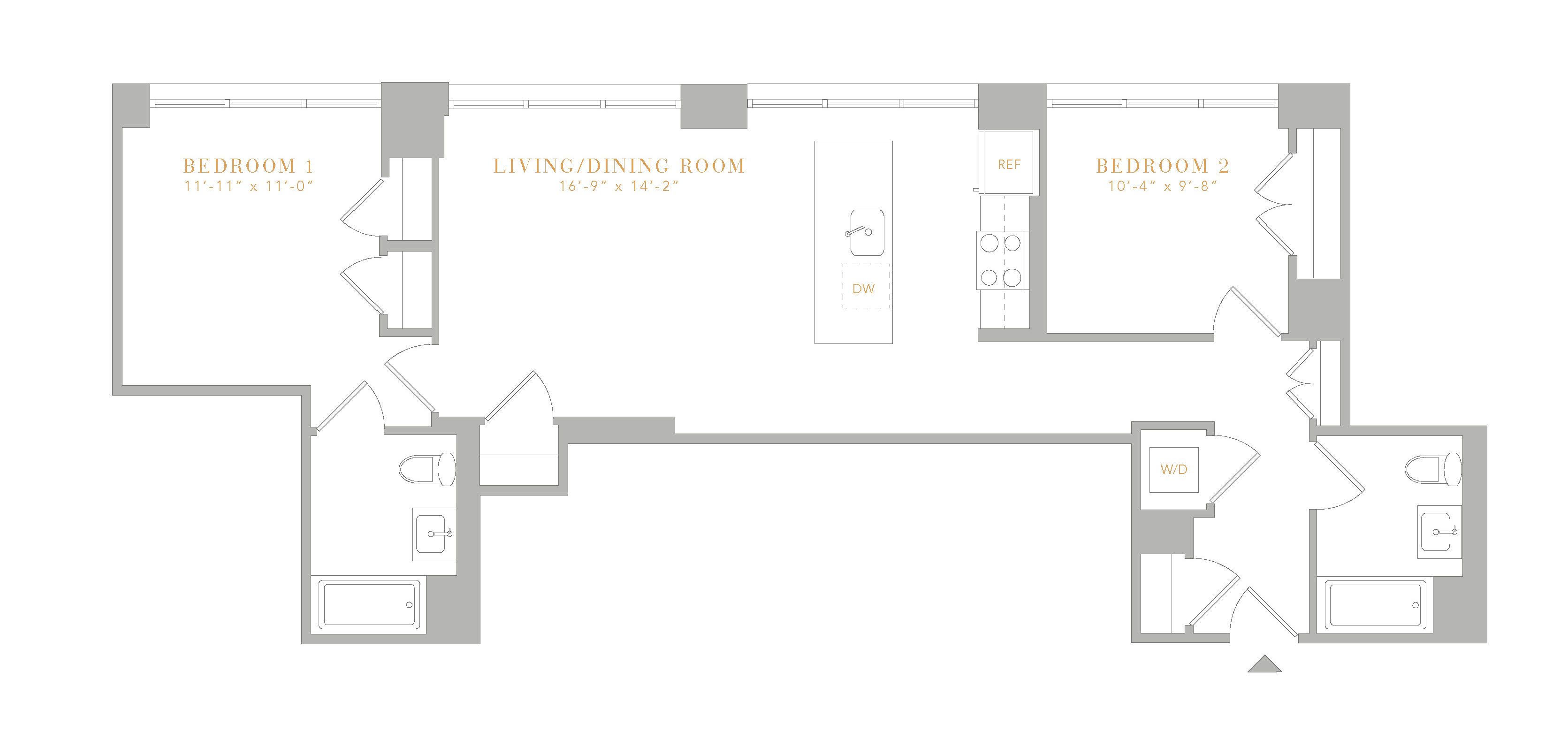 Floorplan for 7 West 21st Street, 1906