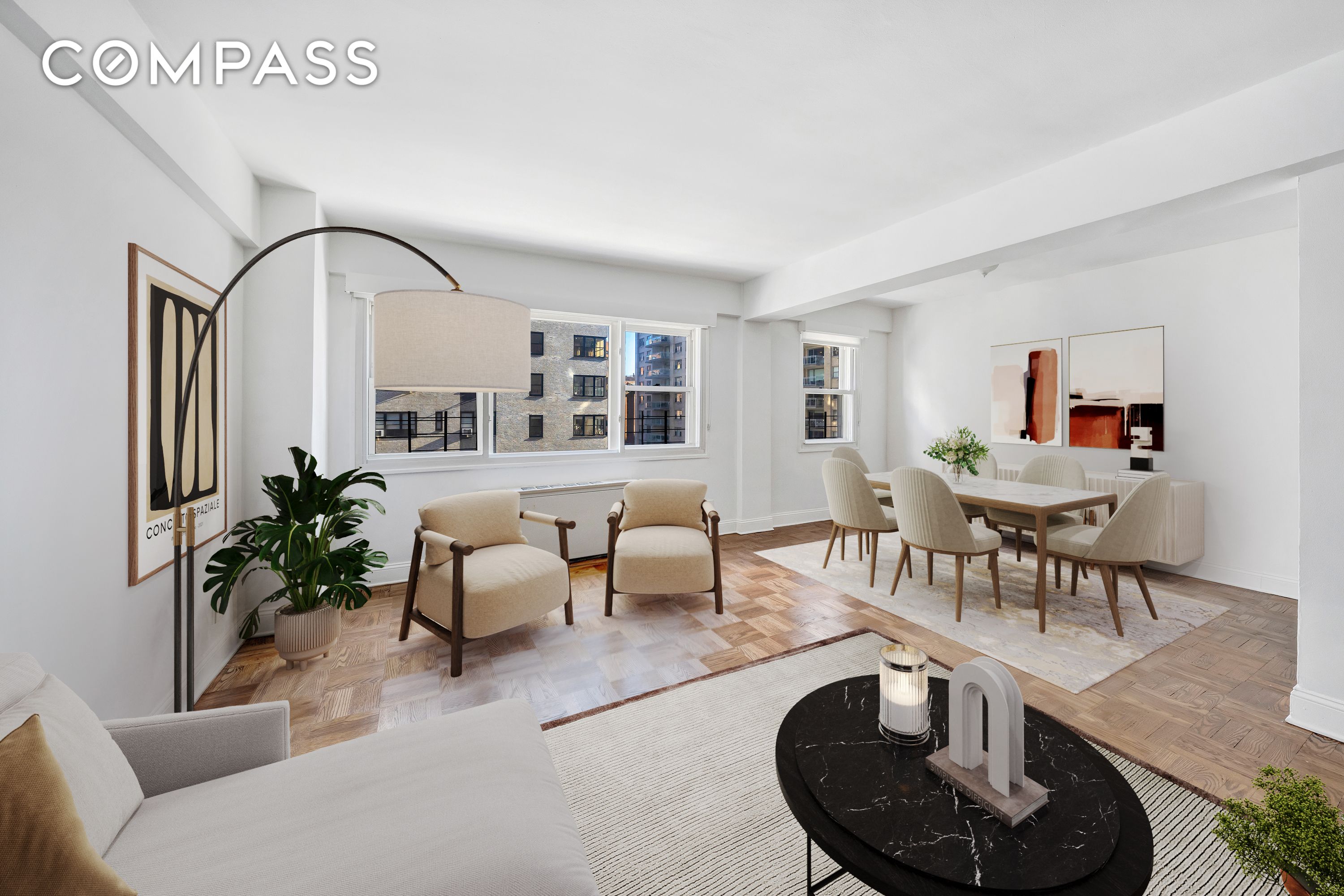 345 East 56th Street 10F, Midtown East, Midtown East, NYC - 2 Bedrooms  
2 Bathrooms  
5 Rooms - 