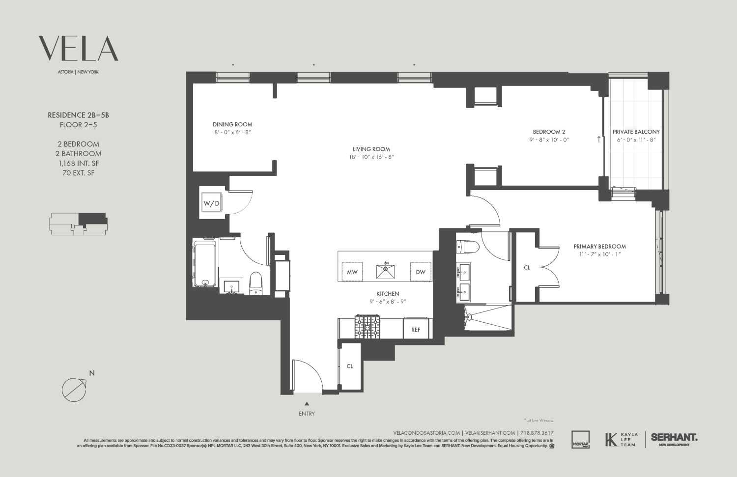 Floorplan for 11-32 31st Avenue, 5B