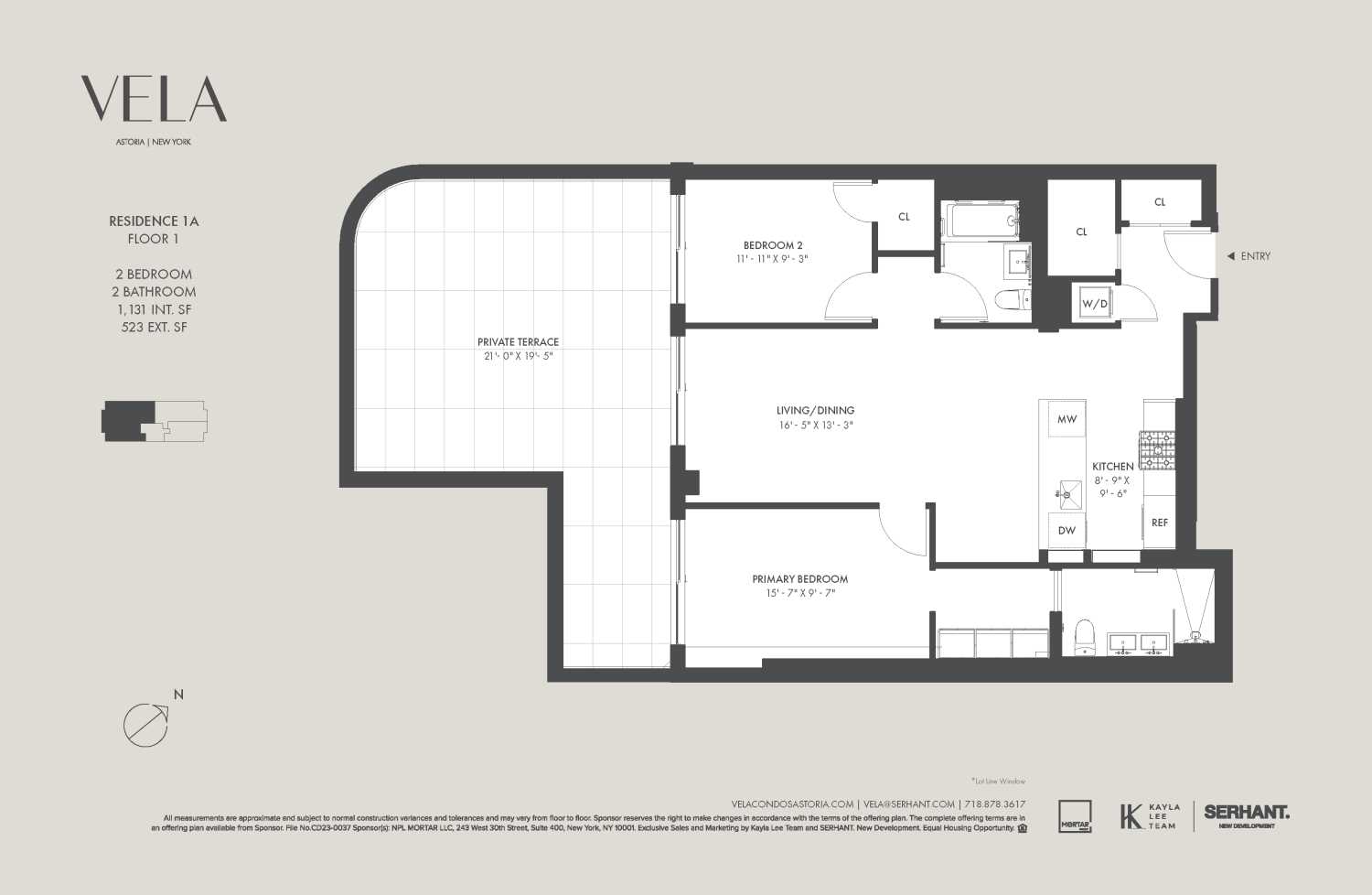 Floorplan for 11-32 31st Avenue, 1A