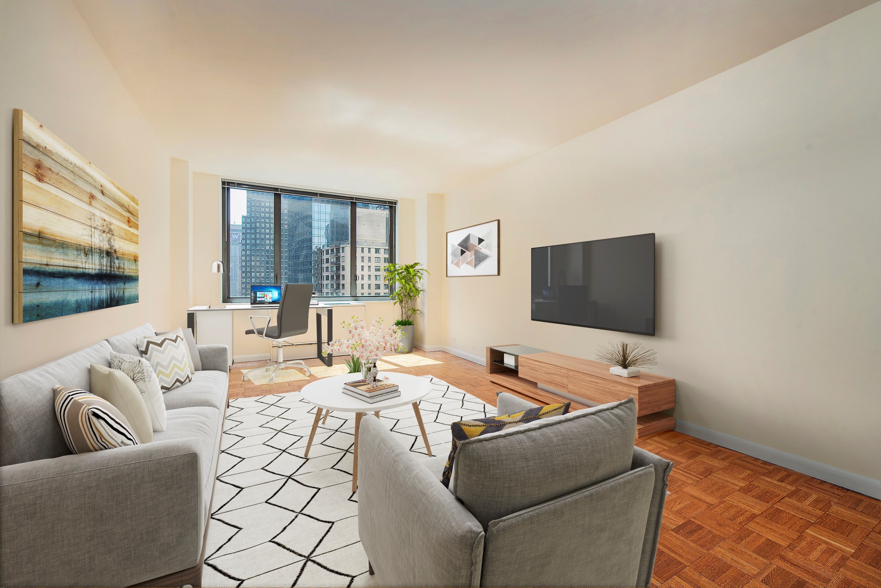 211 West 56th Street G-12, Midtown West, Midtown West, NYC - 1 Bedrooms  
1 Bathrooms  
3 Rooms - 