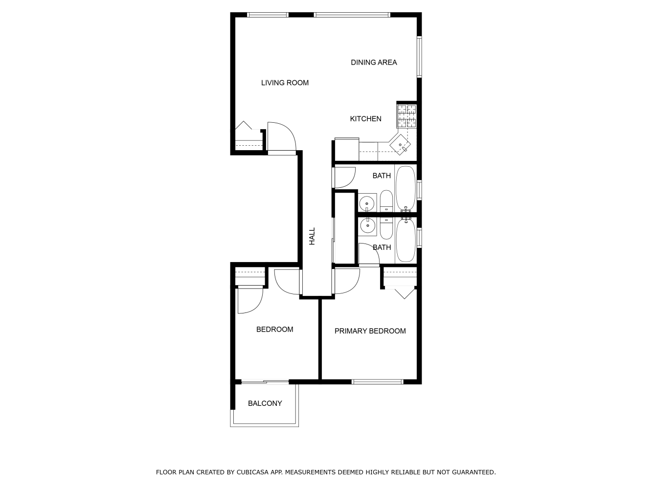 Floorplan for 468 17th Street, 2A